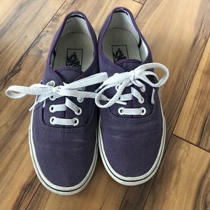 Women’s Size 7.5 Purple Vans